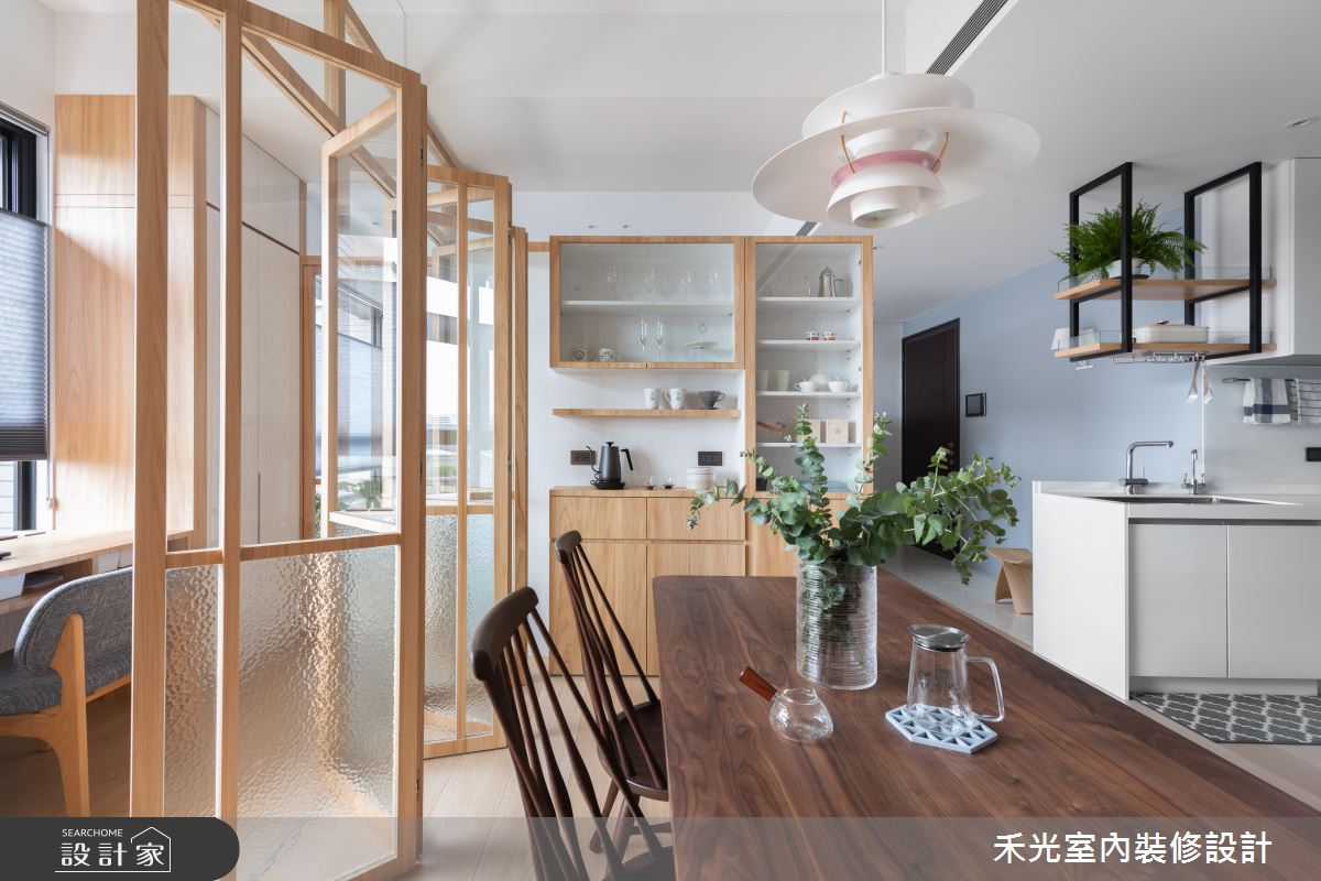 23坪新成屋(5年以下)＿日式無印風餐廳廚房案例圖片＿禾光室內裝修設計有限公司＿禾光_蘊韻 -- 侘寂之美之38