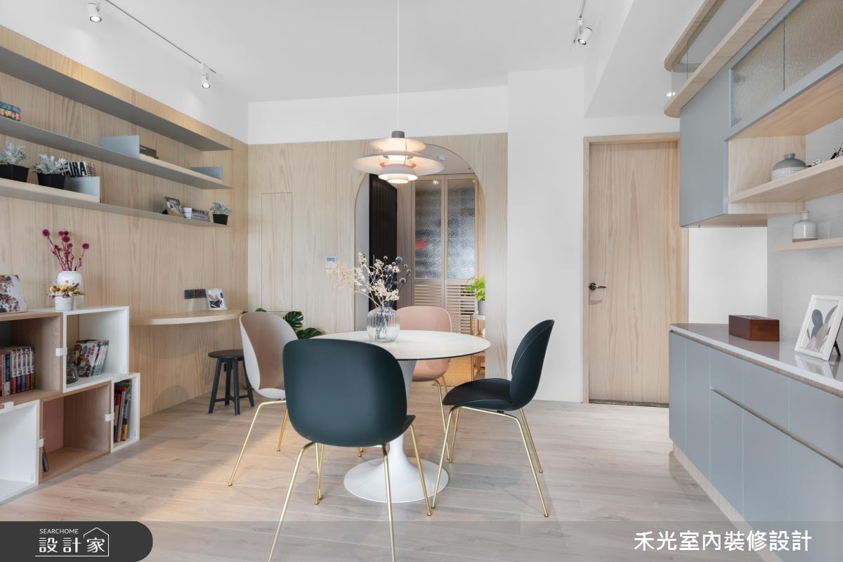 29坪新成屋(5年以下)＿混搭風餐廳案例圖片＿禾光室內裝修設計有限公司＿禾光_春澗之9