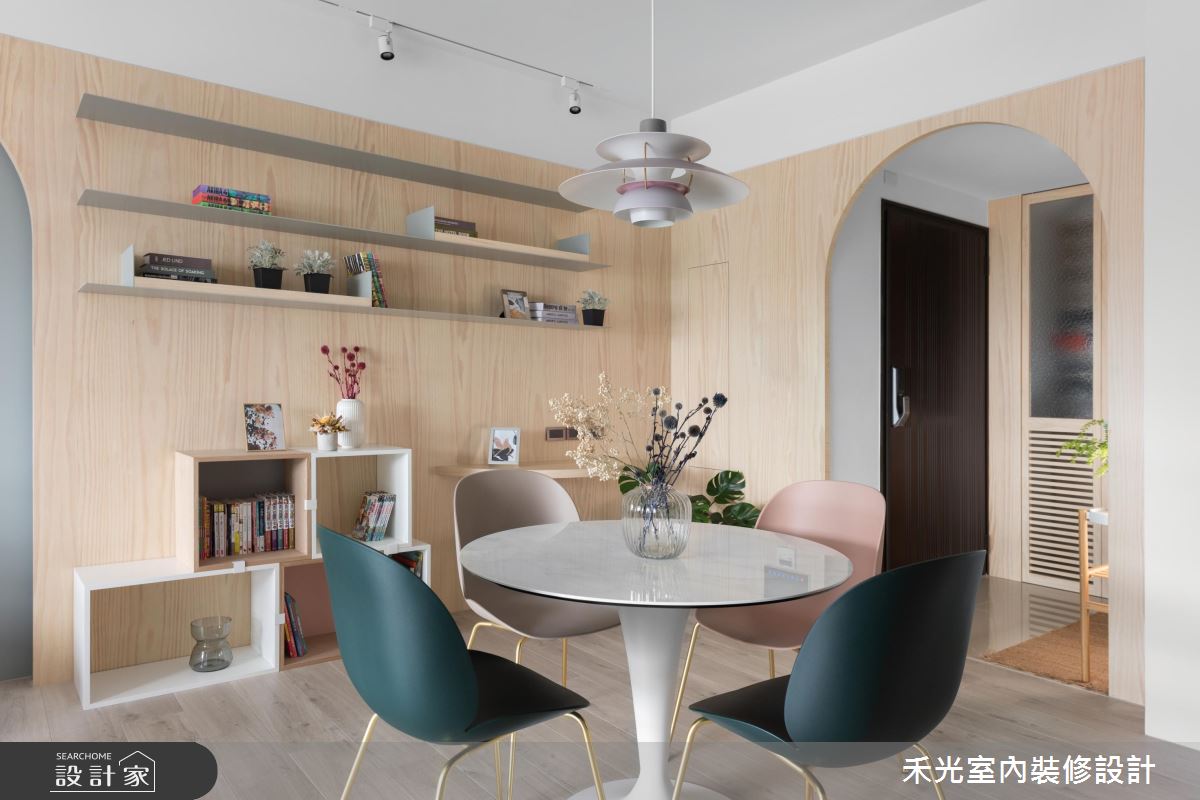 29坪新成屋(5年以下)＿混搭風餐廳案例圖片＿禾光室內裝修設計有限公司＿禾光_春澗之7