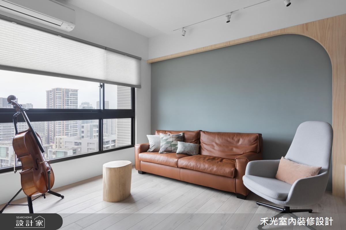 29坪新成屋(5年以下)＿混搭風客廳案例圖片＿禾光室內裝修設計有限公司＿禾光_春澗之18