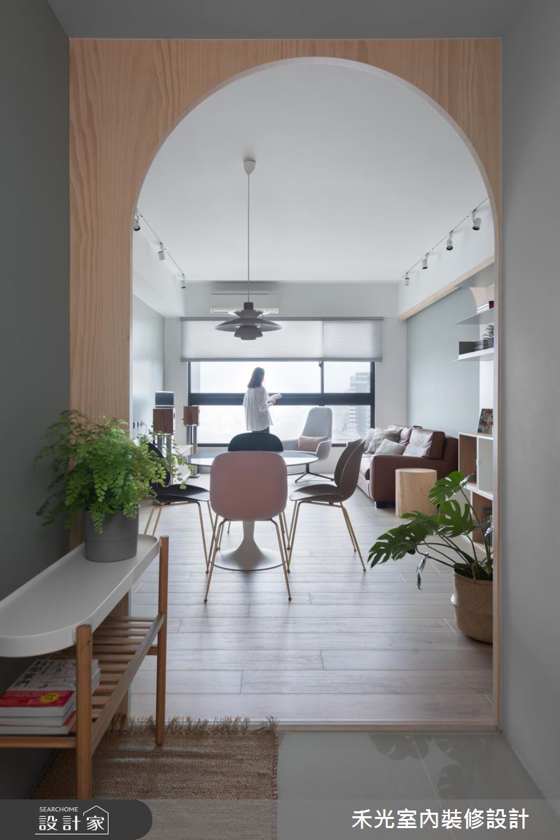 29坪新成屋(5年以下)＿混搭風案例圖片＿禾光室內裝修設計有限公司＿禾光_春澗之1