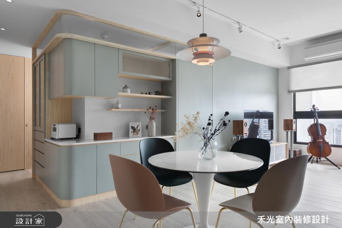 29坪新成屋(5年以下)＿混搭風餐廳案例圖片＿禾光室內裝修設計有限公司＿禾光_春澗之12