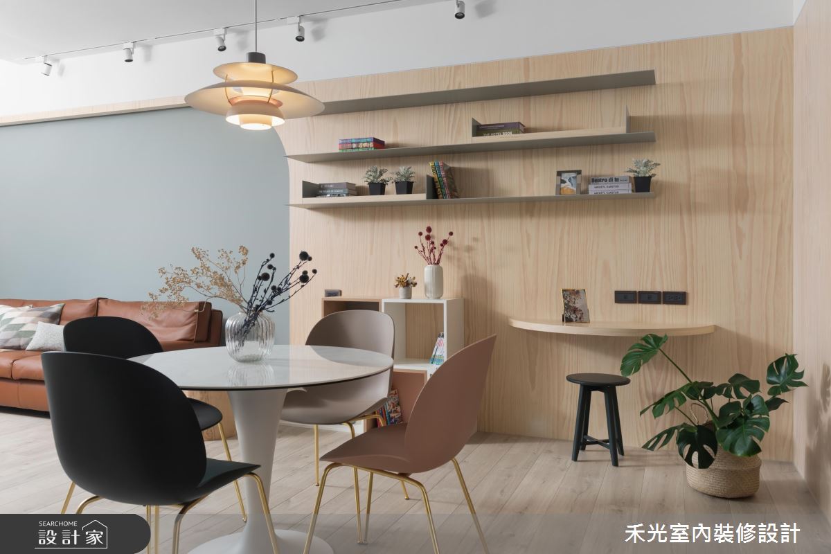 29坪新成屋(5年以下)＿混搭風餐廳案例圖片＿禾光室內裝修設計有限公司＿禾光_春澗之16