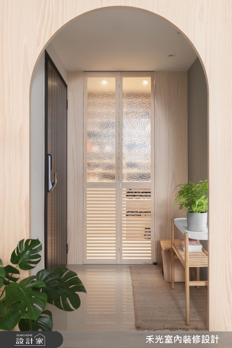 29坪新成屋(5年以下)＿混搭風玄關案例圖片＿禾光室內裝修設計有限公司＿禾光_春澗之3