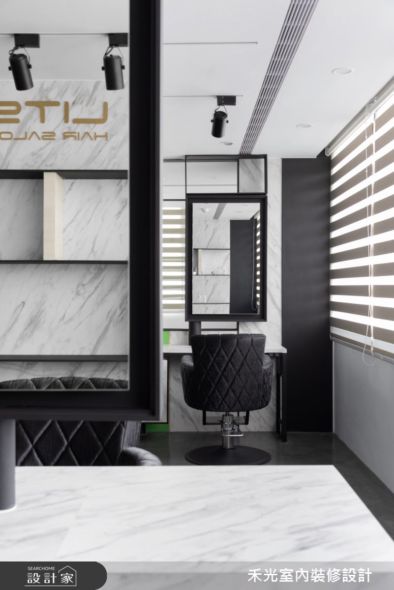 80坪新成屋(5年以下)＿現代風商業空間案例圖片＿禾光室內裝修設計有限公司＿禾光_髮廊之14