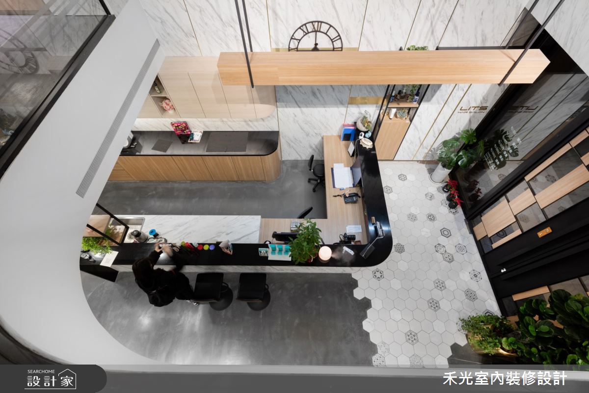 80坪新成屋(5年以下)＿現代風商業空間案例圖片＿禾光室內裝修設計有限公司＿禾光_髮廊之10