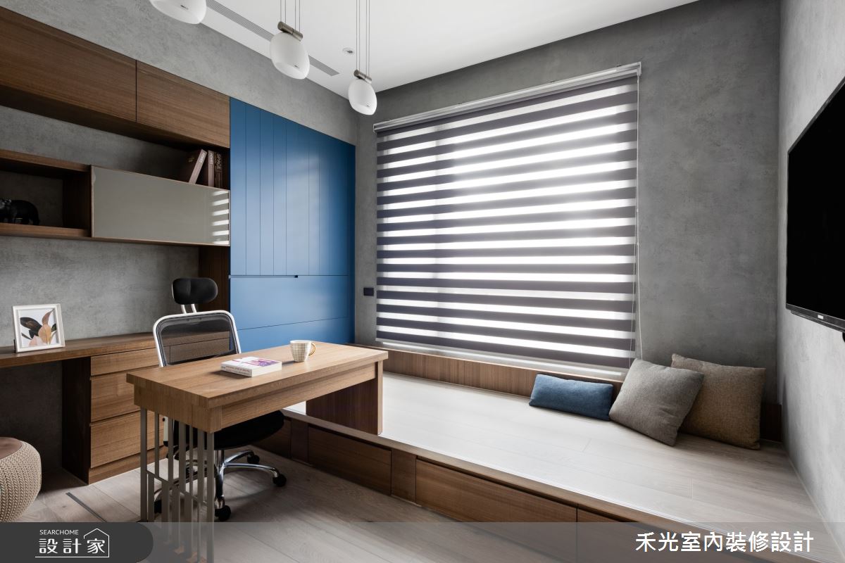 42坪新成屋(5年以下)＿混搭風書房臥榻多功能室案例圖片＿禾光室內裝修設計有限公司＿禾光_歲月靜好之20