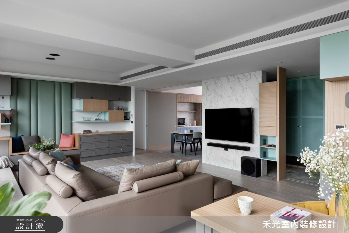 42坪新成屋(5年以下)＿混搭風客廳案例圖片＿禾光室內裝修設計有限公司＿禾光_歲月靜好之11