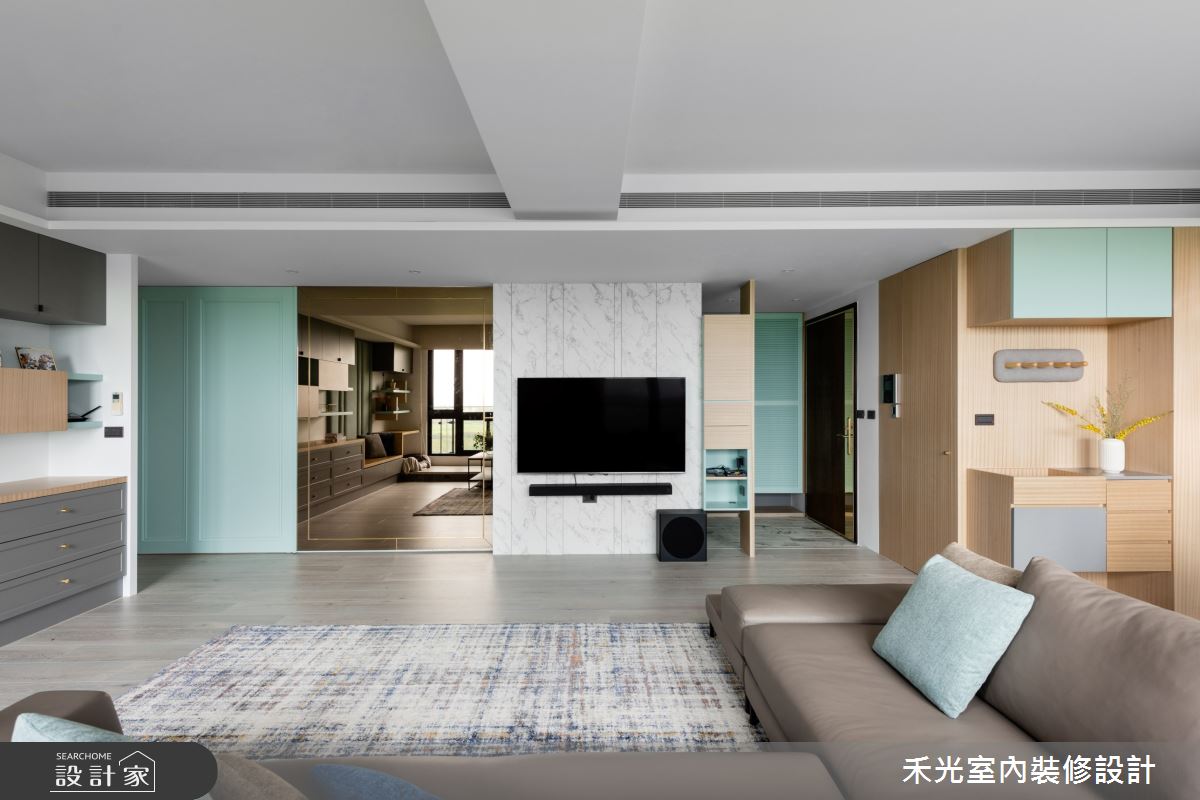42坪新成屋(5年以下)＿混搭風客廳案例圖片＿禾光室內裝修設計有限公司＿禾光_歲月靜好之10