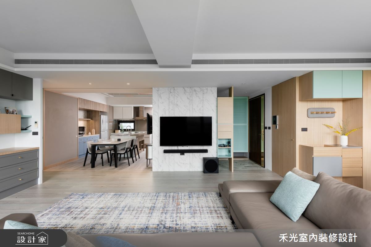 42坪新成屋(5年以下)＿混搭風客廳案例圖片＿禾光室內裝修設計有限公司＿禾光_歲月靜好之9