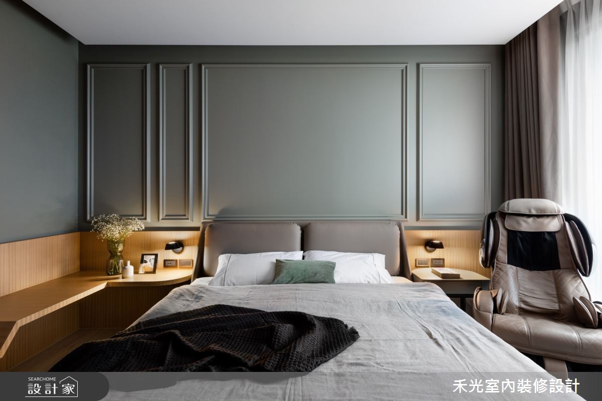 42坪新成屋(5年以下)＿混搭風臥室案例圖片＿禾光室內裝修設計有限公司＿禾光_歲月靜好之22