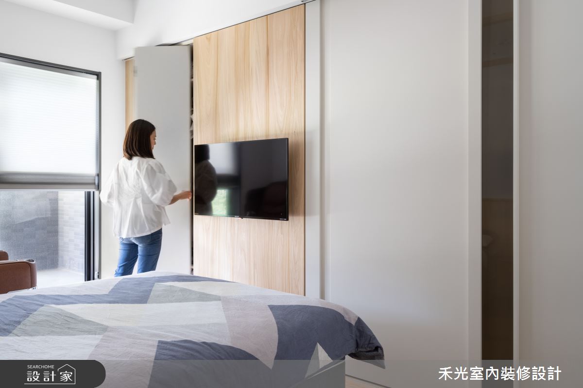 20坪新成屋(5年以下)＿日式無印風臥室案例圖片＿禾光室內裝修設計有限公司＿禾光_半伴之21