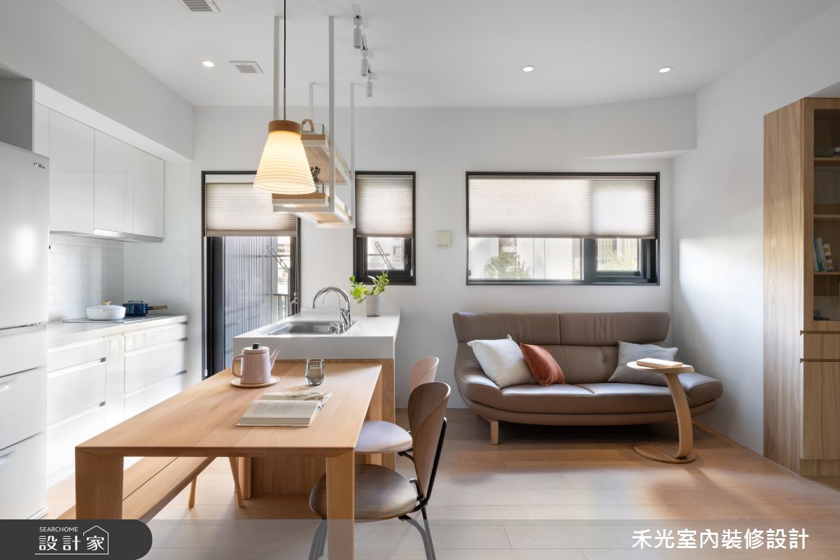 20坪新成屋(5年以下)＿日式無印風案例圖片＿禾光室內裝修設計有限公司＿禾光_半伴之5