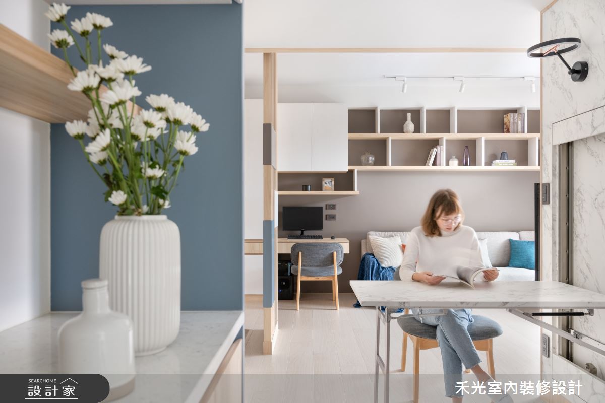 15坪新成屋(5年以下)＿日式無印風案例圖片＿禾光室內裝修設計有限公司＿禾光_動靜之間 -- 探索空間多樣性之12