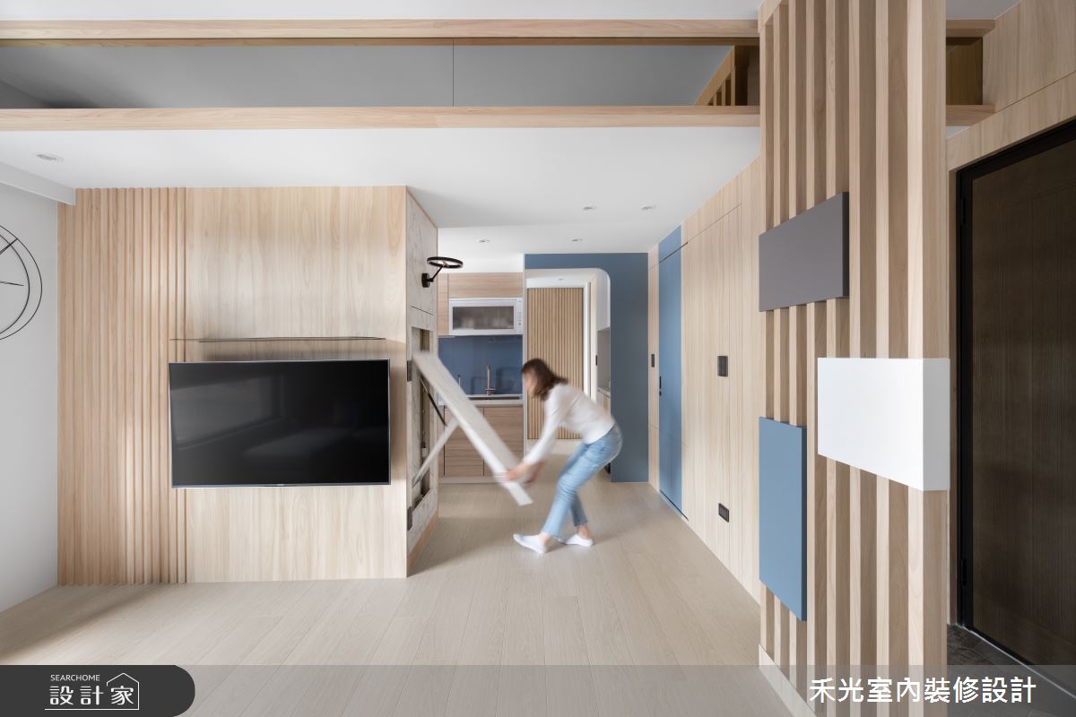 15坪新成屋(5年以下)＿日式無印風案例圖片＿禾光室內裝修設計有限公司＿禾光_動靜之間 -- 探索空間多樣性之20