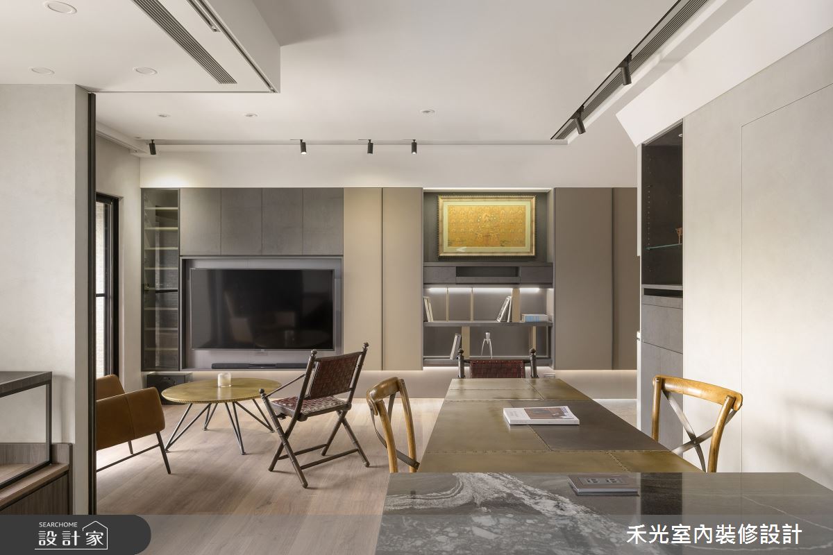 20坪新成屋(5年以下)＿混搭風客廳餐廳案例圖片＿禾光室內裝修設計有限公司＿禾光_韶光冉冉之3