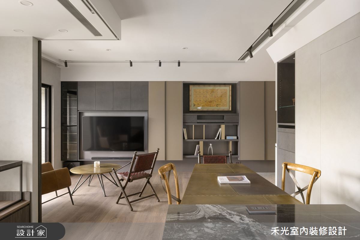 20坪新成屋(5年以下)＿混搭風客廳餐廳案例圖片＿禾光室內裝修設計有限公司＿禾光_韶光冉冉之4