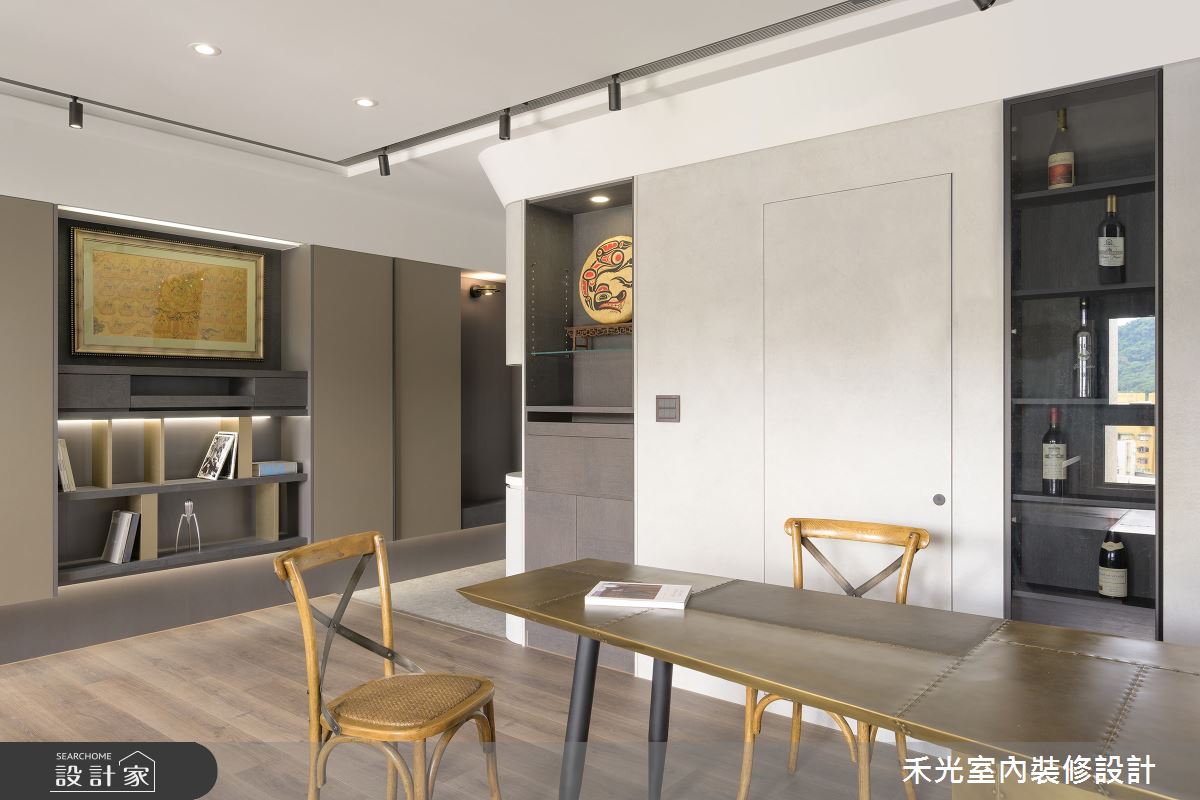 20坪新成屋(5年以下)＿混搭風玄關餐廳案例圖片＿禾光室內裝修設計有限公司＿禾光_韶光冉冉之5