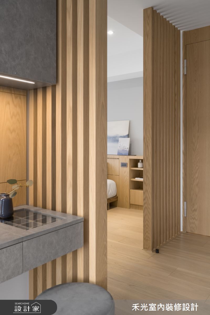 35坪新成屋(5年以下)＿日式無印風多功能室案例圖片＿禾光室內裝修設計有限公司＿禾光_光影敘事之15