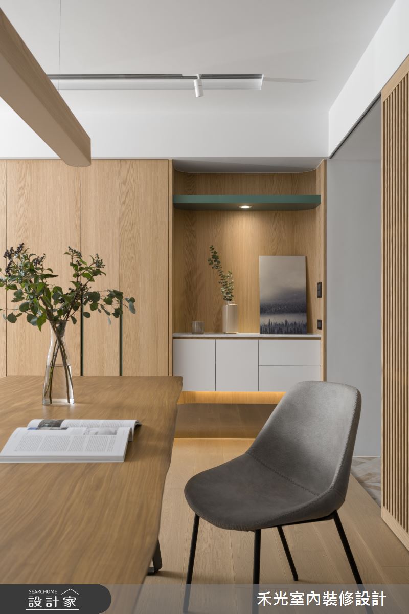 35坪新成屋(5年以下)＿日式無印風餐廳案例圖片＿禾光室內裝修設計有限公司＿禾光_光影敘事之9