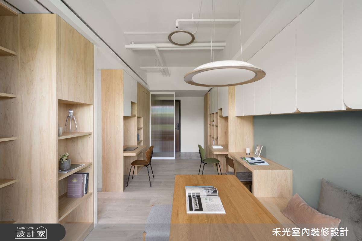 20坪新成屋(5年以下)＿日式無印風玄關客廳餐廳工作區案例圖片＿禾光室內裝修設計有限公司＿禾光_璞真之11
