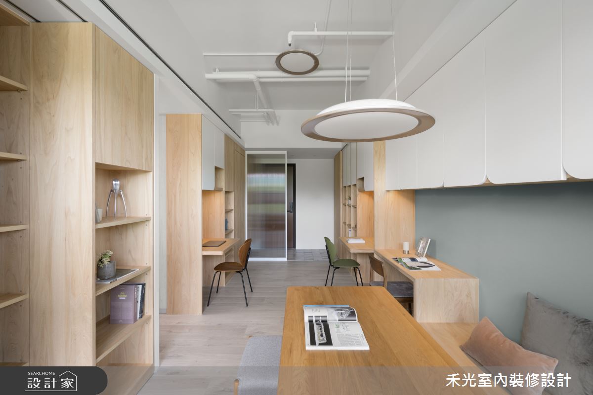 20坪新成屋(5年以下)＿日式無印風玄關客廳餐廳工作區案例圖片＿禾光室內裝修設計有限公司＿禾光_璞真之12