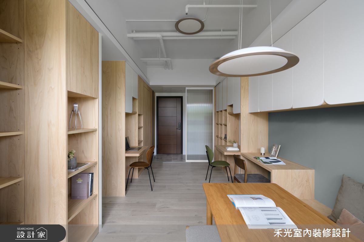 20坪新成屋(5年以下)＿日式無印風玄關客廳餐廳工作區案例圖片＿禾光室內裝修設計有限公司＿禾光_璞真之15