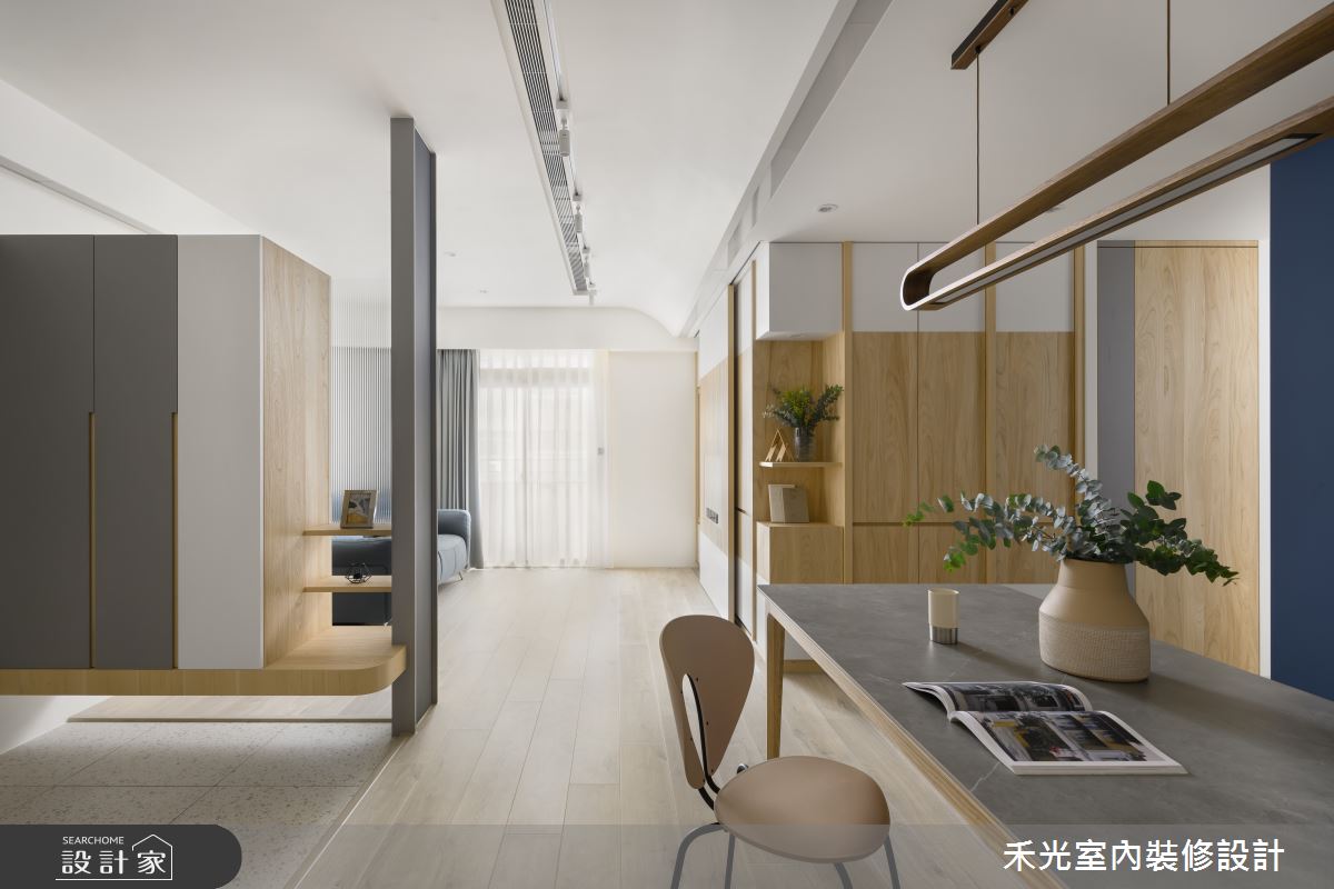30坪老屋(16~30年)＿北歐風玄關客廳餐廳案例圖片＿禾光室內裝修設計有限公司＿禾光_Lagom．恰好之8