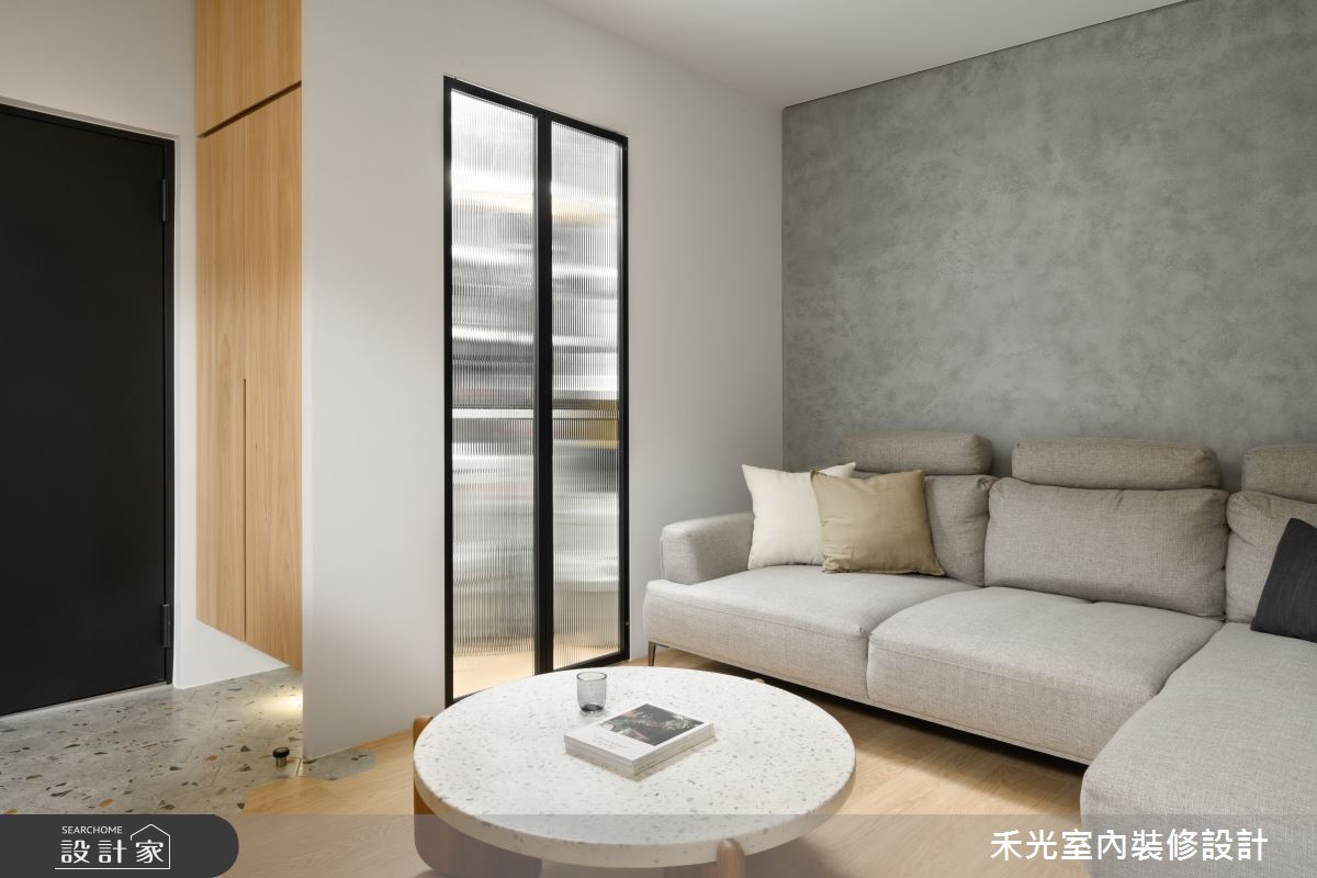 18坪老屋(16~30年)＿混搭風玄關客廳案例圖片＿禾光室內裝修設計有限公司＿禾光_逸然之7