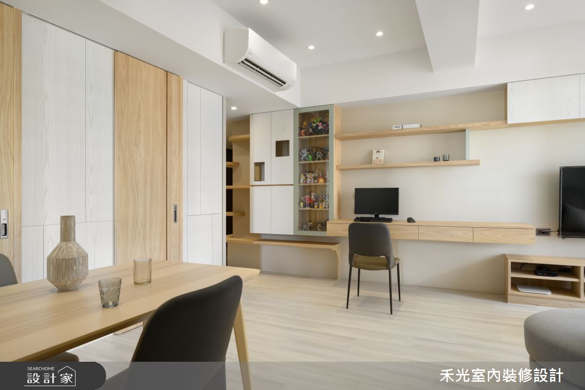 21坪預售屋＿日式無印風客廳餐廳案例圖片＿禾光室內裝修設計有限公司＿禾光_Eudora．幸福之7
