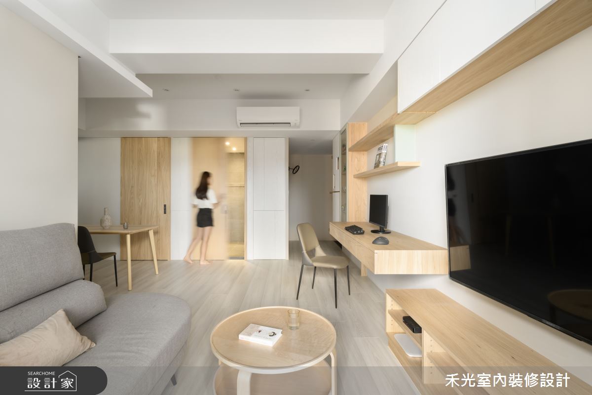 21坪預售屋＿日式無印風客廳餐廳案例圖片＿禾光室內裝修設計有限公司＿禾光_Eudora．幸福之9