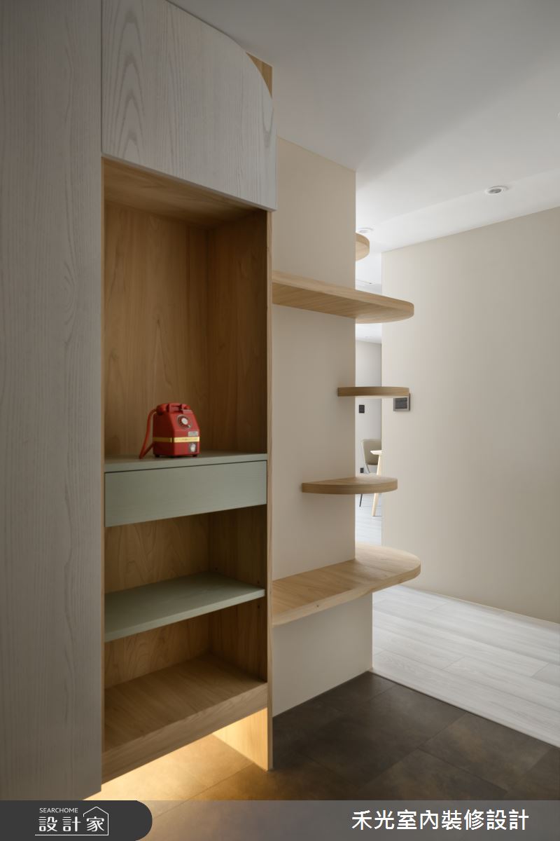 21坪預售屋＿日式無印風玄關案例圖片＿禾光室內裝修設計有限公司＿禾光_Eudora．幸福之6