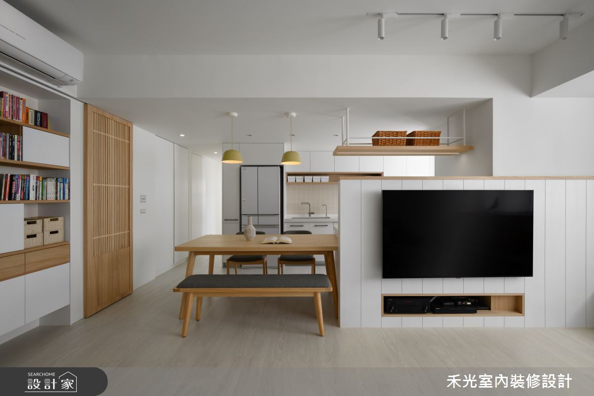 23坪老屋(16~30年)＿簡約風客廳餐廳廚房案例圖片＿禾光室內裝修設計有限公司＿禾光_朝暮時光之5