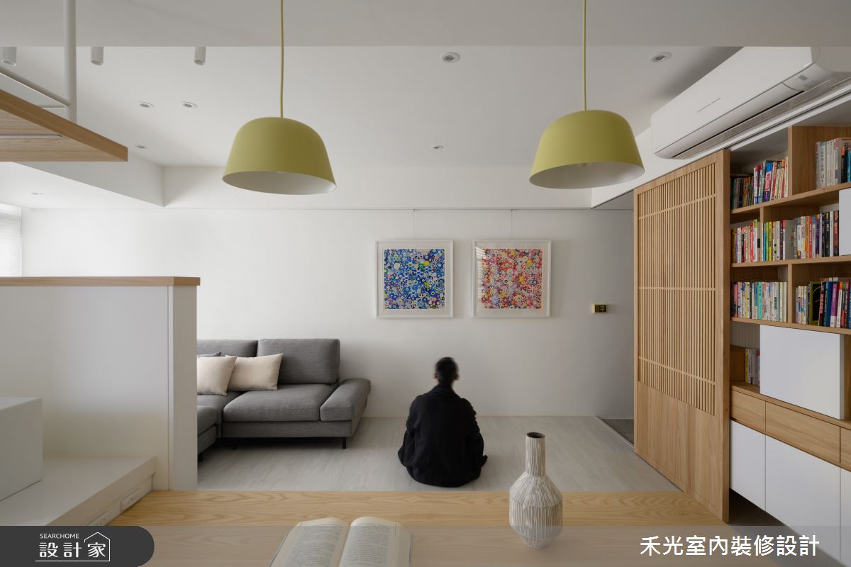 23坪老屋(16~30年)＿簡約風客廳餐廳案例圖片＿禾光室內裝修設計有限公司＿禾光_朝暮時光之7