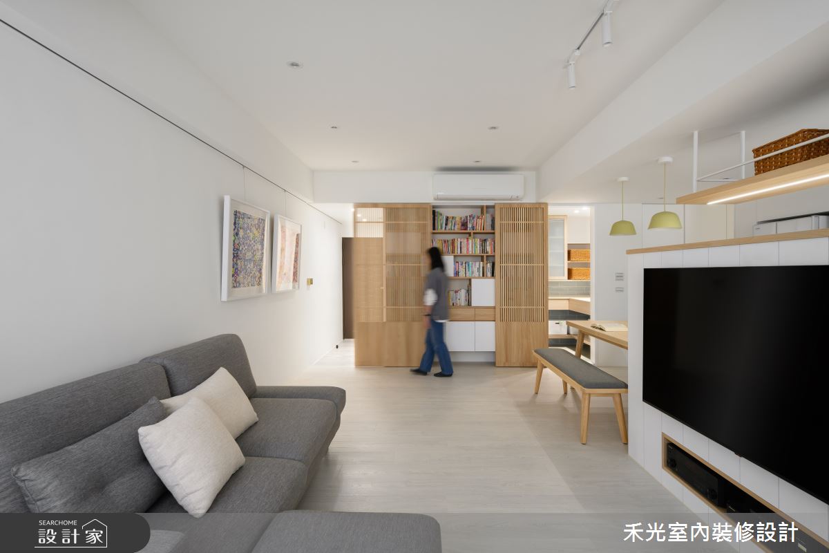 23坪老屋(16~30年)＿簡約風客廳餐廳案例圖片＿禾光室內裝修設計有限公司＿禾光_朝暮時光之8