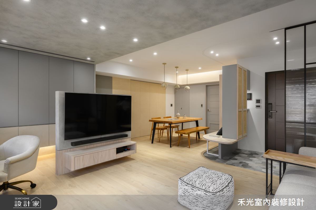 23坪新成屋(5年以下)＿日式北歐風玄關客廳餐廳案例圖片＿禾光室內裝修設計有限公司＿禾光_沐．旭之17