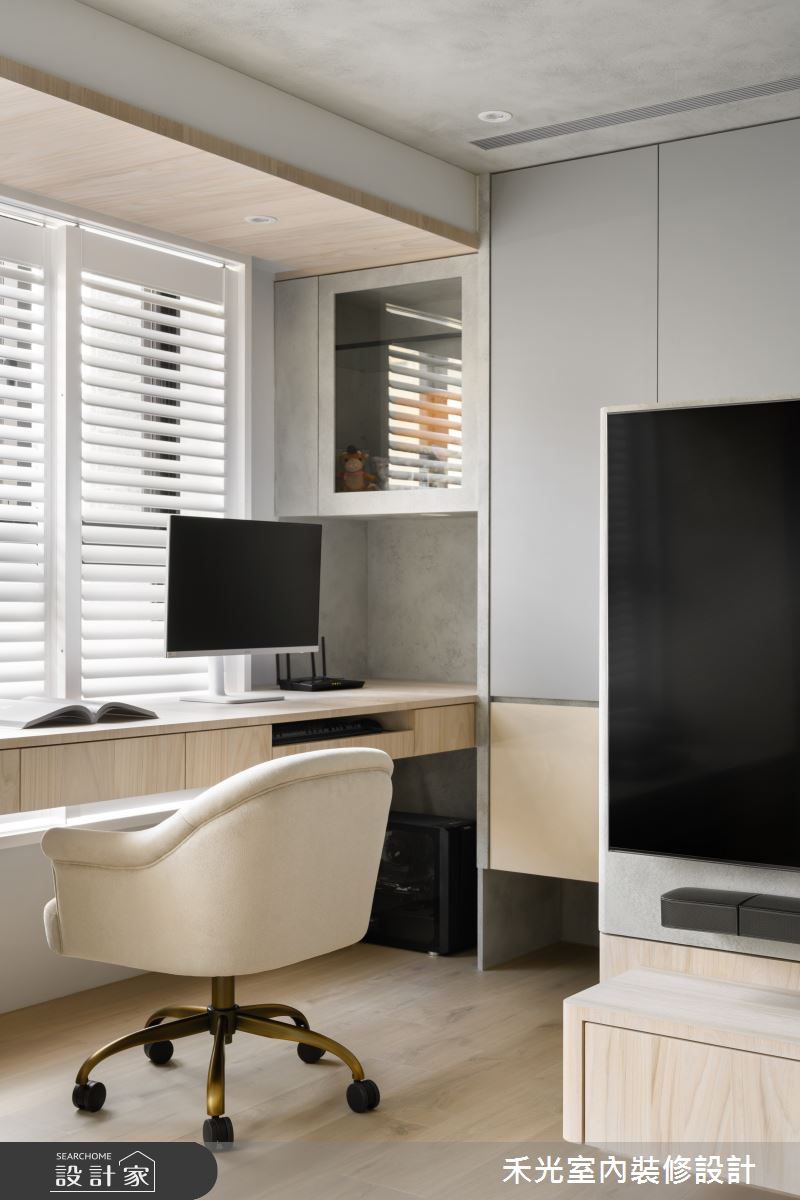 23坪新成屋(5年以下)＿日式北歐風書房工作區案例圖片＿禾光室內裝修設計有限公司＿禾光_沐．旭之19