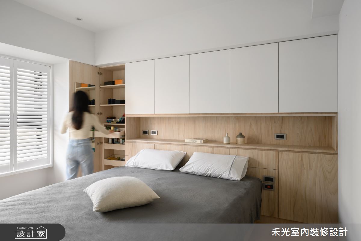 23坪新成屋(5年以下)＿日式北歐風臥室案例圖片＿禾光室內裝修設計有限公司＿禾光_沐．旭之30
