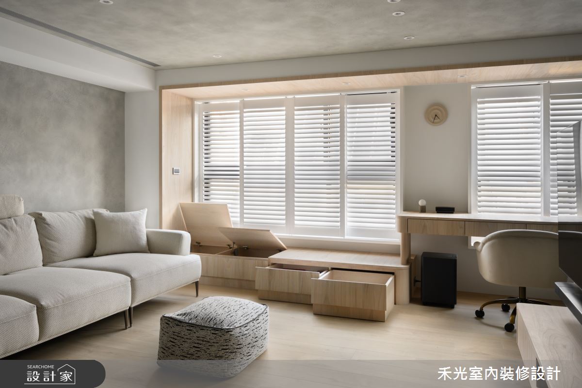 23坪新成屋(5年以下)＿日式北歐風客廳臥榻案例圖片＿禾光室內裝修設計有限公司＿禾光_沐．旭之13