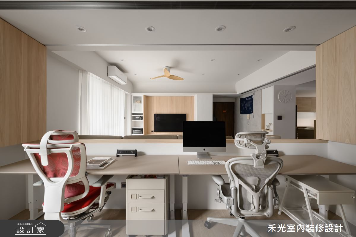 37坪老屋(16~30年)＿北歐風書房工作區案例圖片＿禾光室內裝修設計有限公司＿禾光_漫漫光語之22