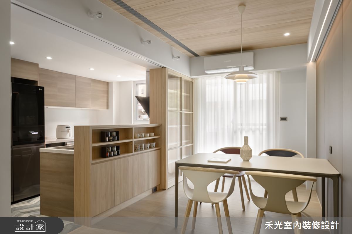 37坪老屋(16~30年)＿北歐風餐廳廚房案例圖片＿禾光室內裝修設計有限公司＿禾光_漫漫光語之7
