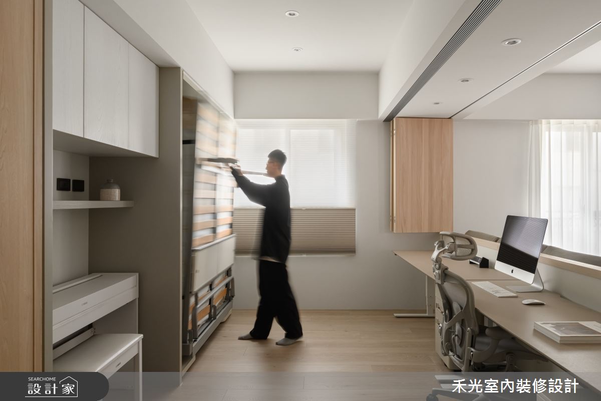 37坪老屋(16~30年)＿北歐風臥室書房工作區案例圖片＿禾光室內裝修設計有限公司＿禾光_漫漫光語之20