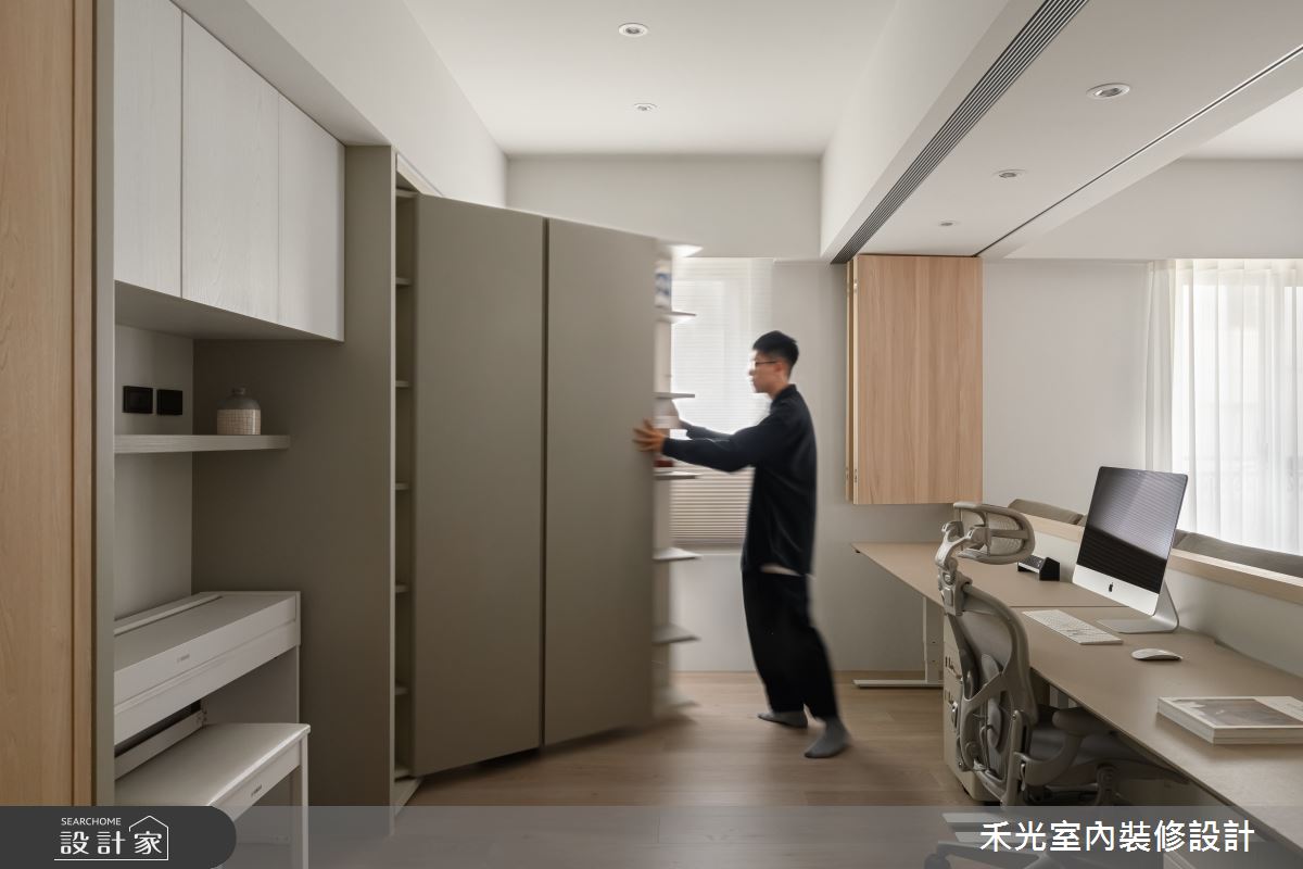 37坪老屋(16~30年)＿北歐風書房儲藏室工作區多功能室案例圖片＿禾光室內裝修設計有限公司＿禾光_漫漫光語之17