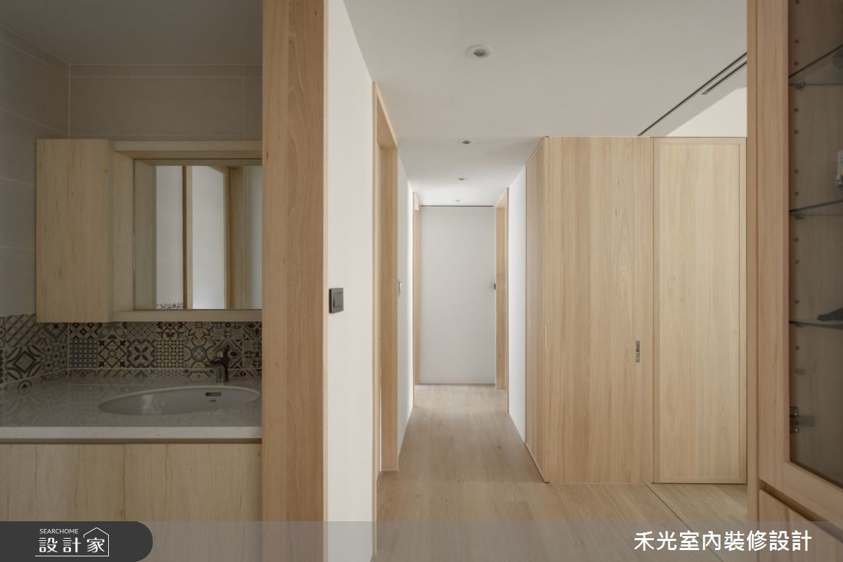 37坪老屋(16~30年)＿北歐風浴室走廊案例圖片＿禾光室內裝修設計有限公司＿禾光_漫漫光語之29