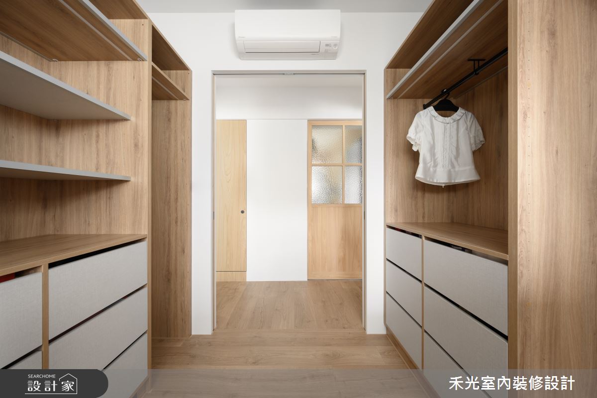 41坪老屋(16~30年)＿日式禪風更衣間案例圖片＿禾光室內裝修設計有限公司＿禾光_謐境之29
