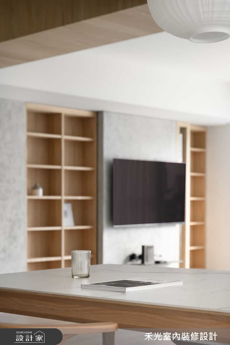 41坪老屋(16~30年)＿日式禪風客廳餐廳案例圖片＿禾光室內裝修設計有限公司＿禾光_謐境之13
