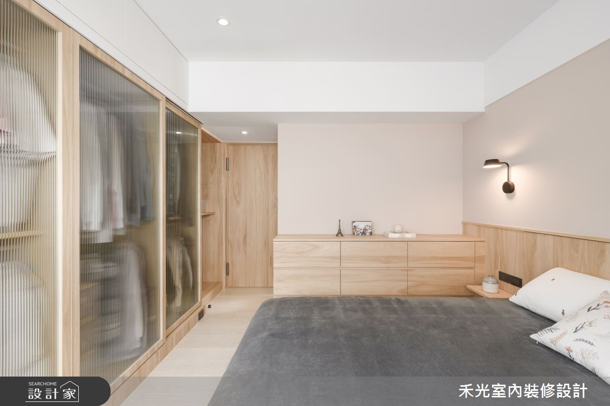 25坪老屋(16~30年)＿簡約風臥室案例圖片＿禾光室內裝修設計有限公司＿禾光_日沐之夏之25