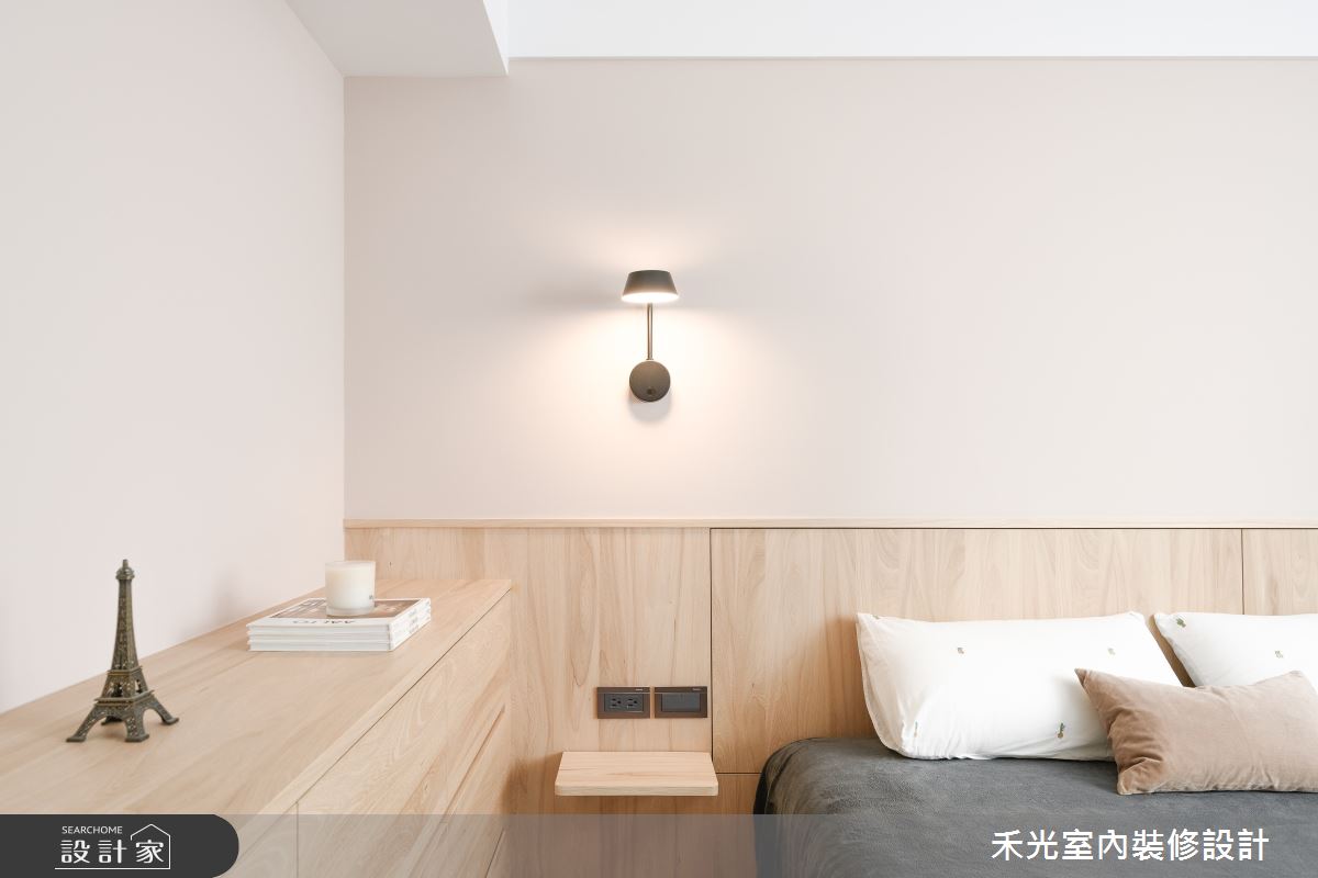 25坪老屋(16~30年)＿簡約風臥室案例圖片＿禾光室內裝修設計有限公司＿禾光_日沐之夏之22