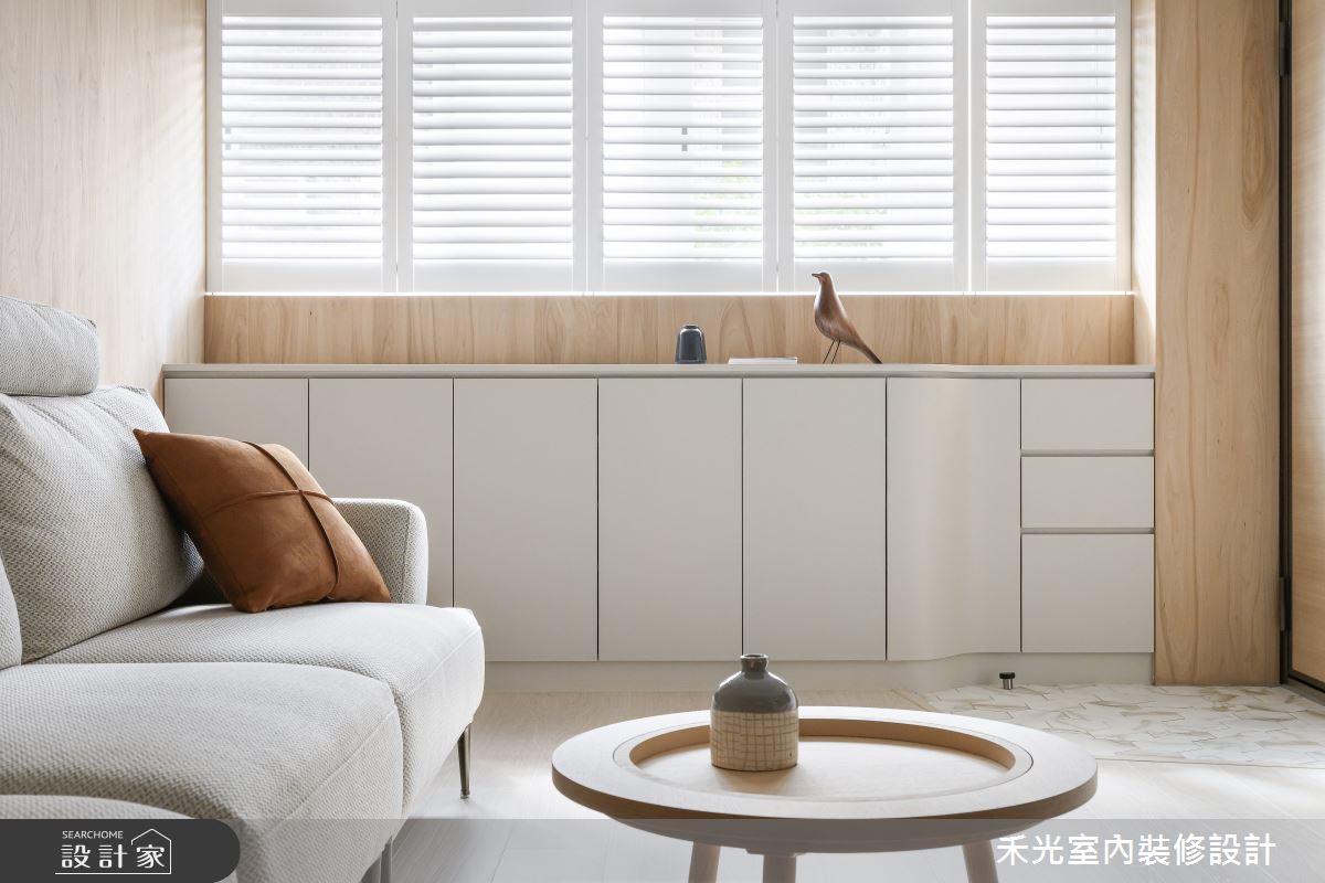 25坪老屋(16~30年)＿簡約風客廳案例圖片＿禾光室內裝修設計有限公司＿禾光_日沐之夏之8