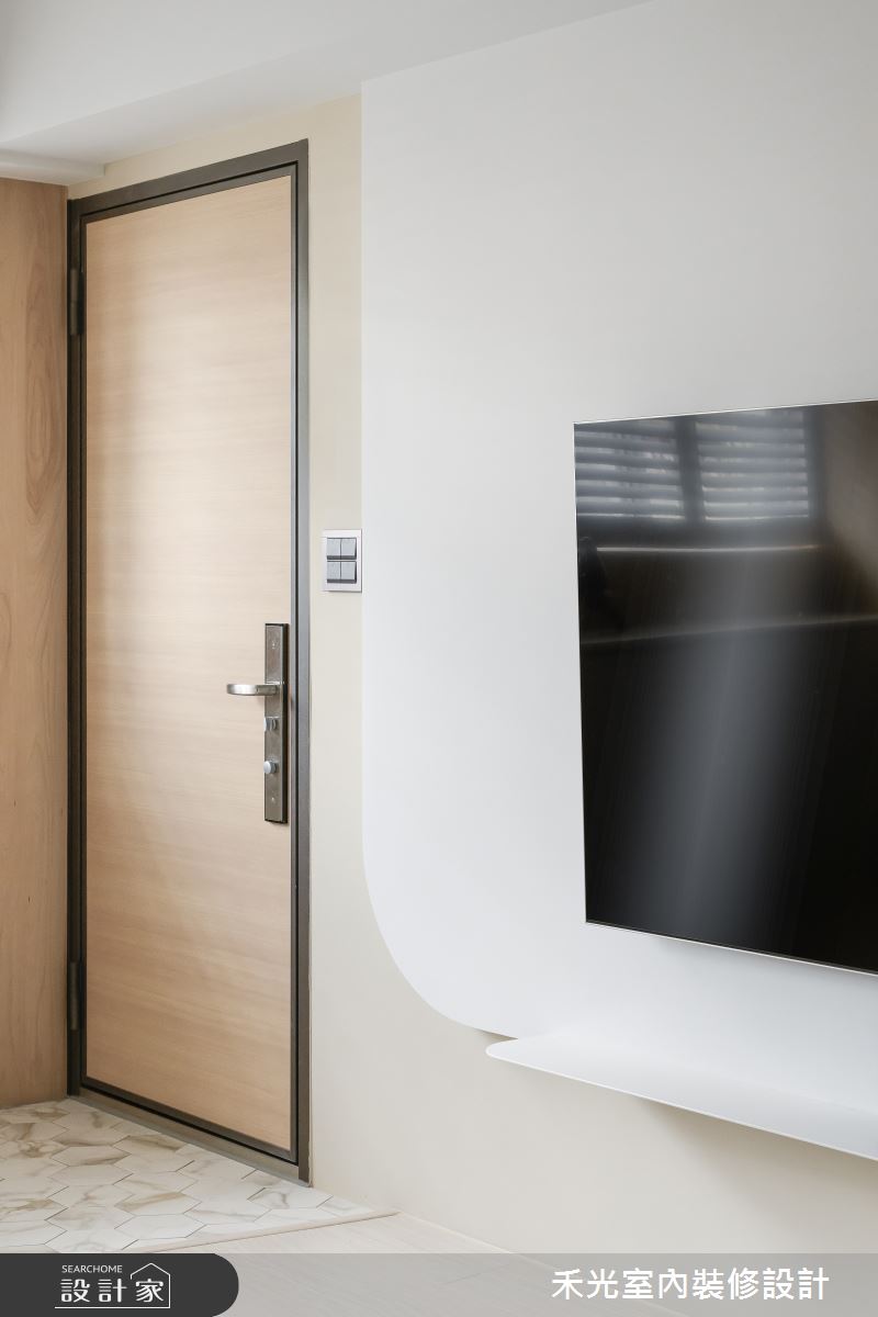 25坪老屋(16~30年)＿簡約風玄關案例圖片＿禾光室內裝修設計有限公司＿禾光_日沐之夏之3
